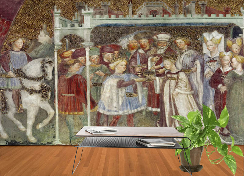 Affreschi che si ispirano all'Arte Medievale